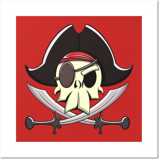 Jolly Roger Wall Art by Brianjstumbaugh